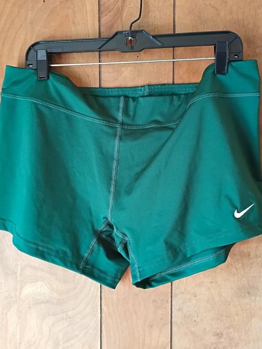 Nike Dri-FIT Women’s Athletic Running Shorts Green Size XXL Polyester Spandex